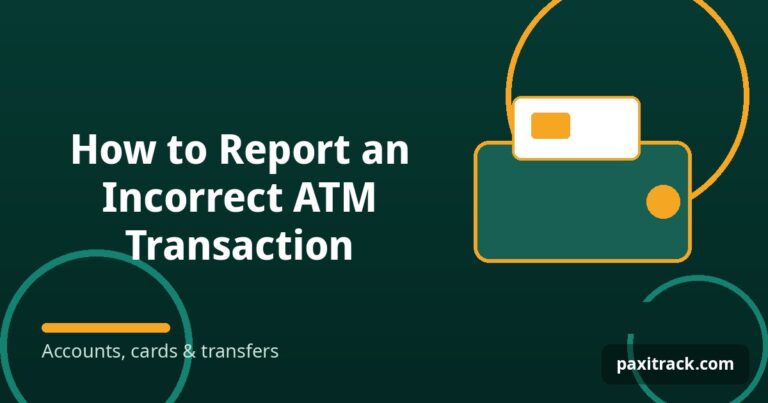How to Report an Incorrect ATM Transaction