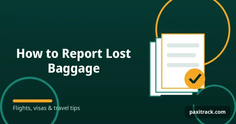 How to Report Lost Baggage