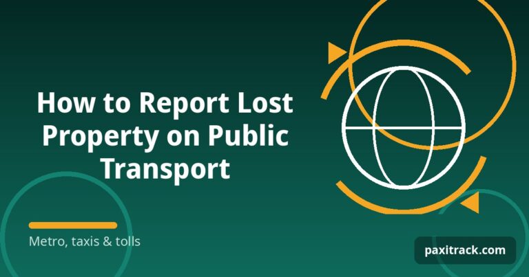 How to Report Lost Property on Public Transport
