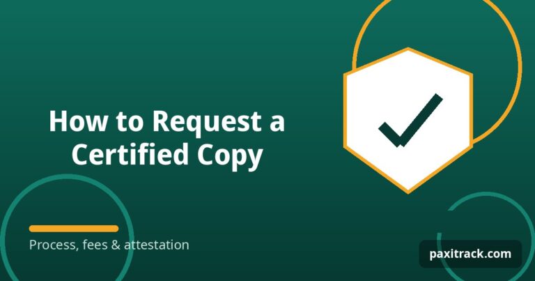 How to Request a Certified Copy
