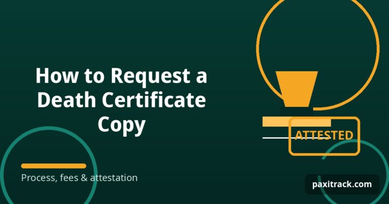 How to Request a Death Certificate Copy