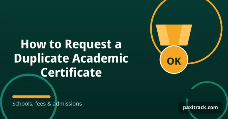 How to Request a Duplicate Academic Certificate