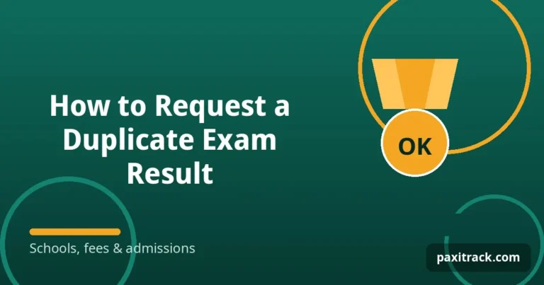 How to Request a Duplicate Exam Result