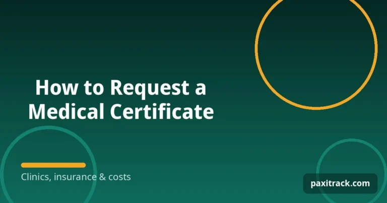 How to Request a Medical Certificate
