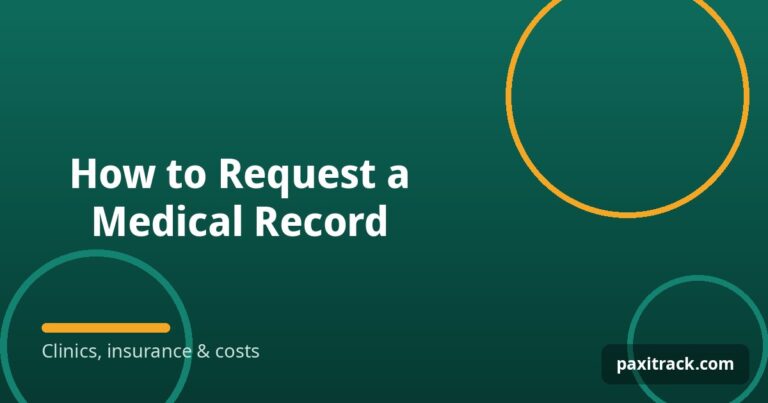 How to Request a Medical Record