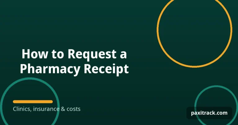 How to Request a Pharmacy Receipt