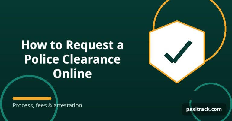 How to Request a Police Clearance Online