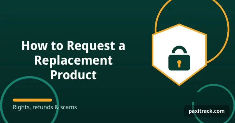 How to Request a Replacement Product