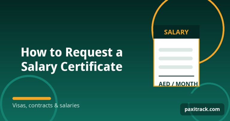 How to Request a Salary Certificate