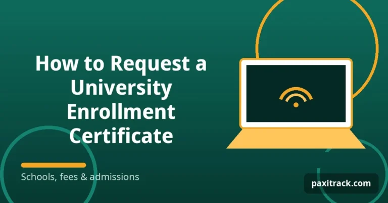 How to Request a University Enrollment Certificate