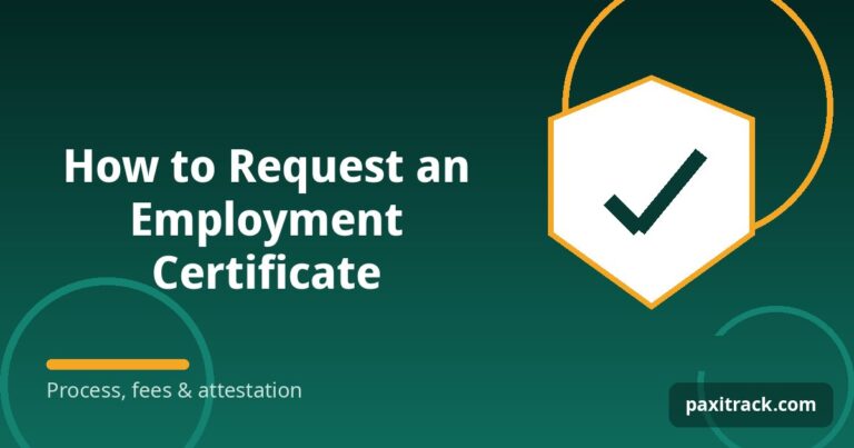 How to Request an Employment Certificate