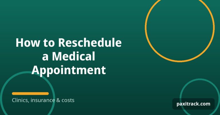 How to Reschedule a Medical Appointment