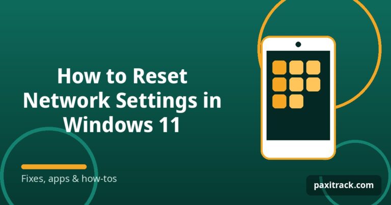How to Reset Network Settings in Windows 11