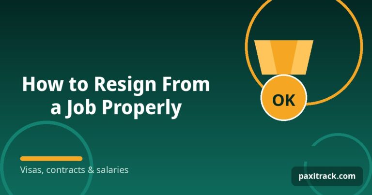 How to Resign From a Job Properly