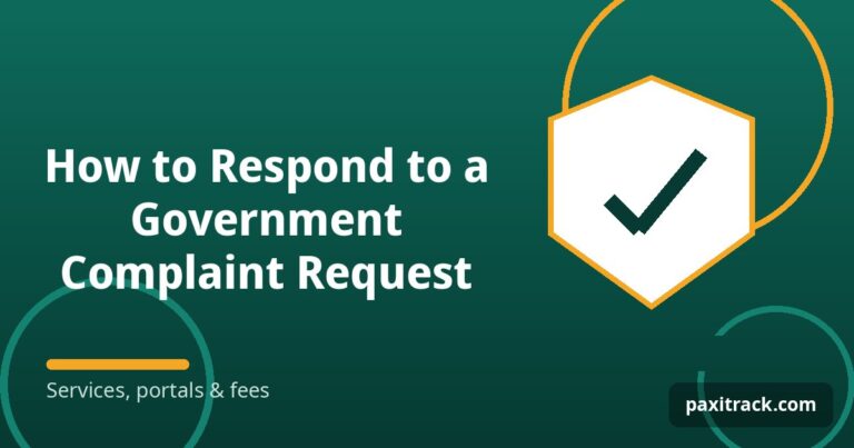 How to Respond to a Government Complaint Request