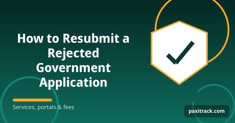 How to Resubmit a Rejected Government Application