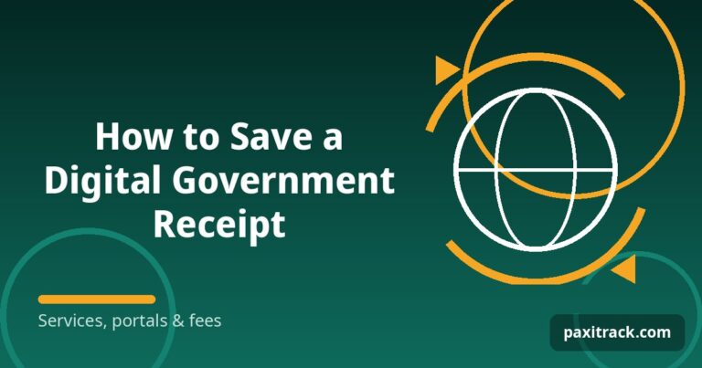 How to Save a Digital Government Receipt