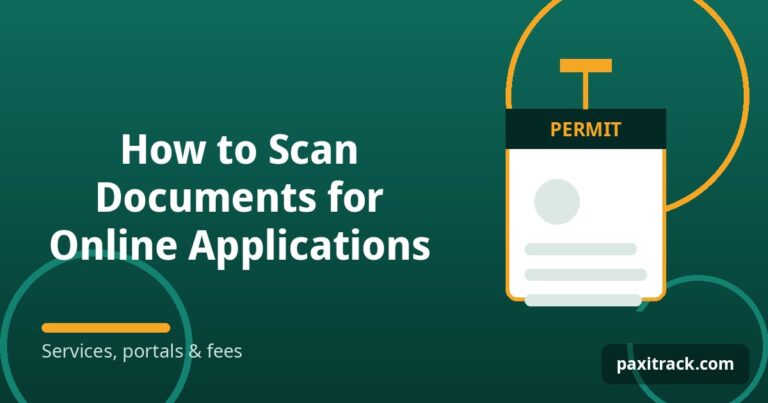 How to Scan Documents for Online Applications