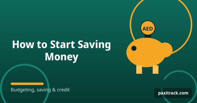 How to Start Saving Money