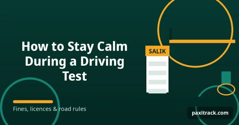 How to Stay Calm During a Driving Test