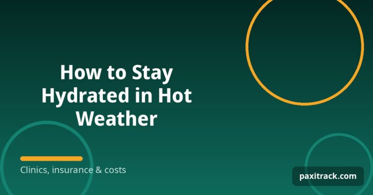 How to Stay Hydrated in Hot Weather