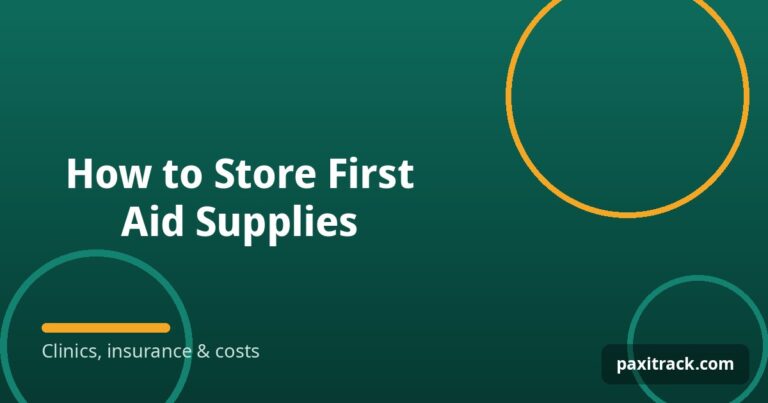 How to Store First Aid Supplies
