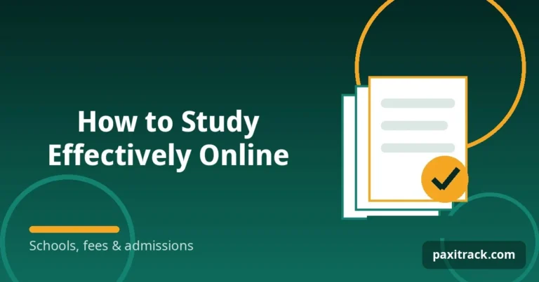 How to Study Effectively Online