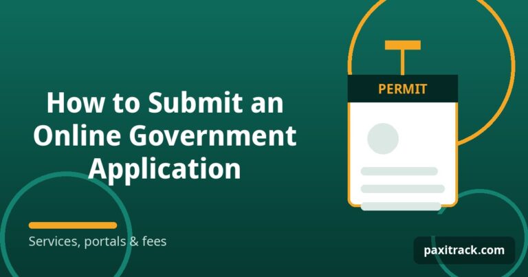How to Submit an Online Government Application