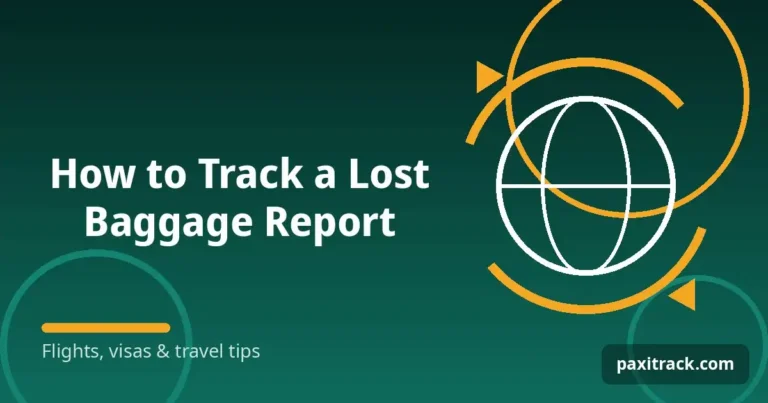 How to Track a Lost Baggage Report