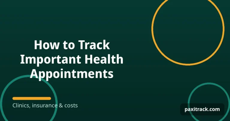 How to Track Important Health Appointments