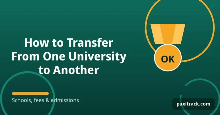 How to Transfer From One University to Another