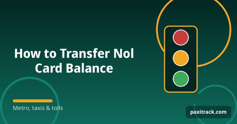 How to Transfer Nol Card Balance