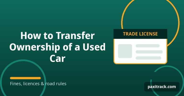 How to Transfer Ownership of a Used Car