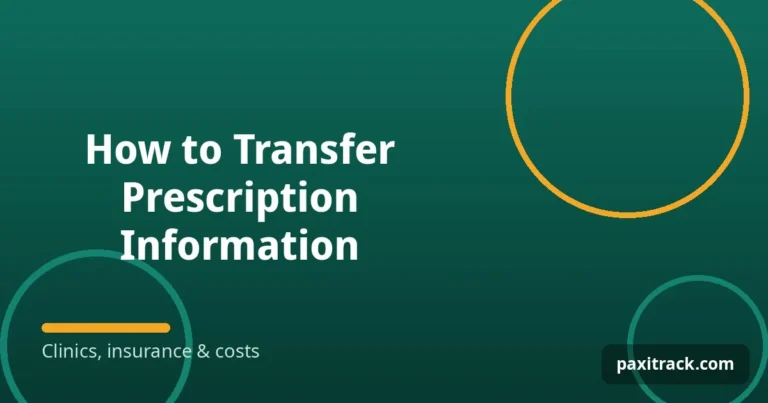 How to Transfer Prescription Information