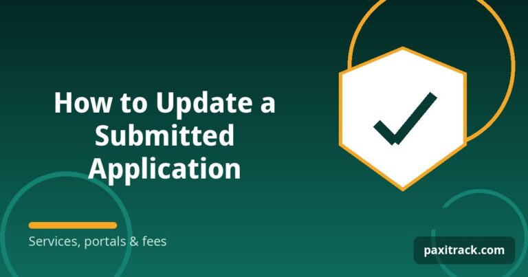 How to Update a Submitted Application