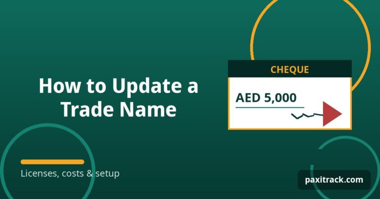 How to Update a Trade Name