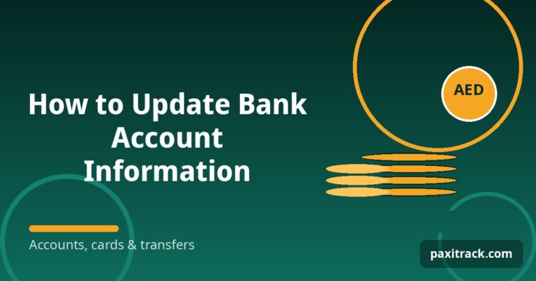 How to Update Bank Account Information