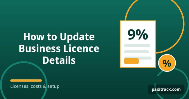 How to Update Business Licence Details
