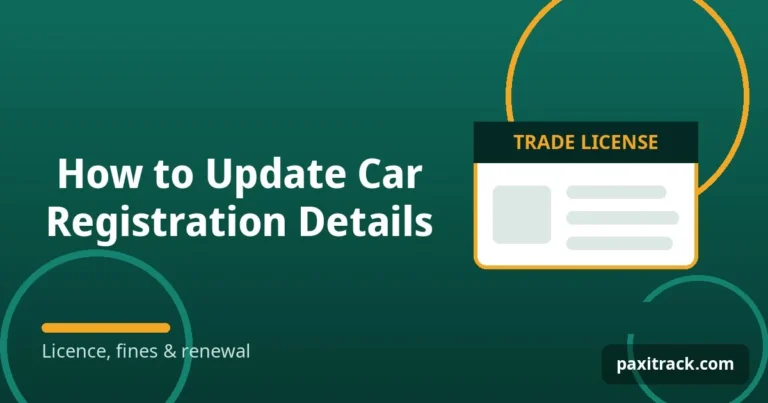 How to Update Car Registration Details