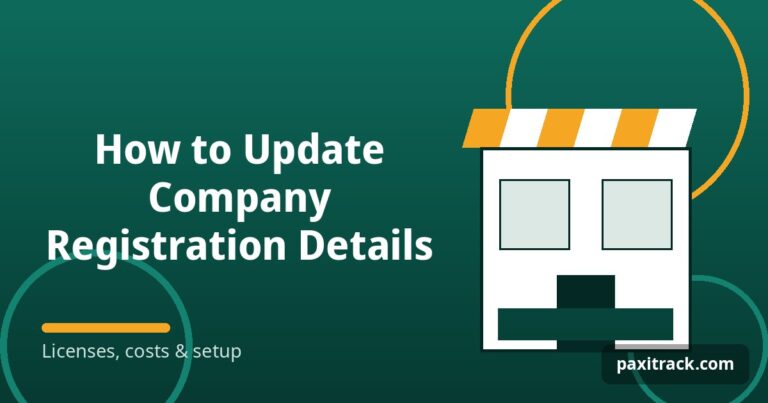 How to Update Company Registration Details