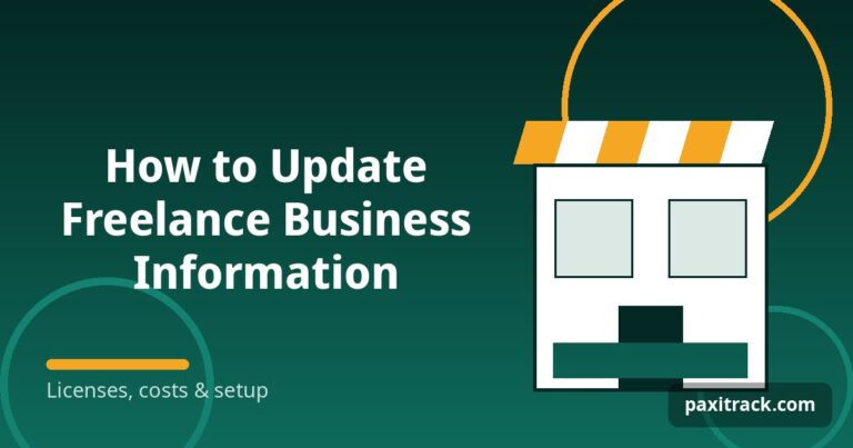 How to Update Freelance Business Information