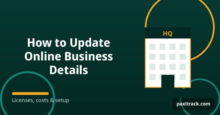 How to Update Online Business Details