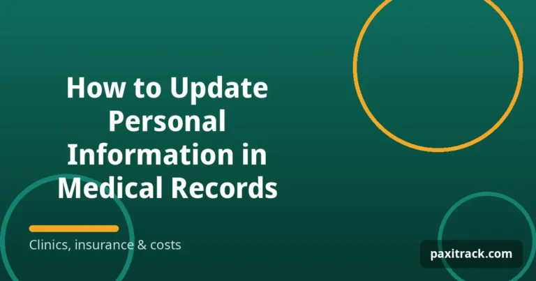 How to Update Personal Information in Medical Records
