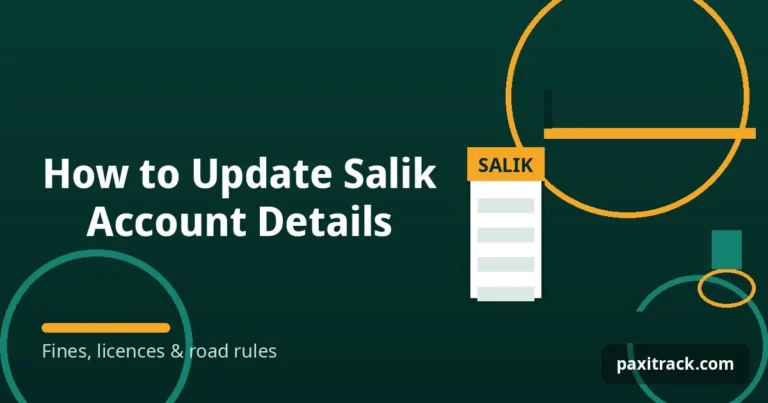 How to Update Salik Account Details
