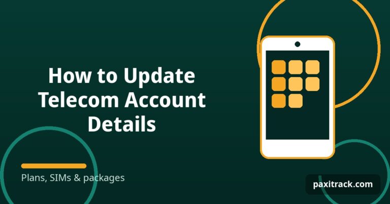 How to Update Telecom Account Details