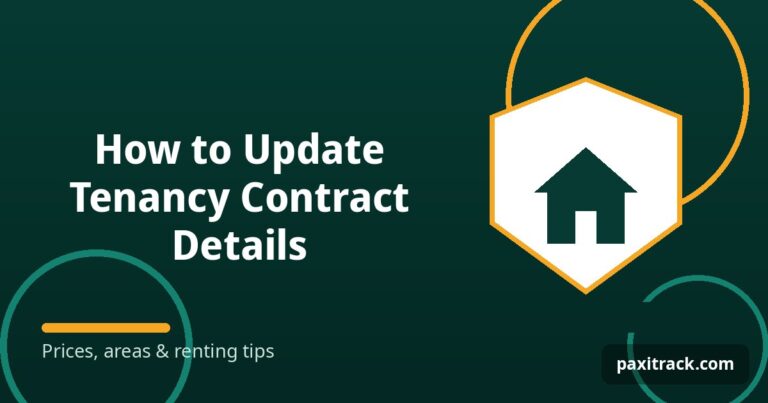 How to Update Tenancy Contract Details