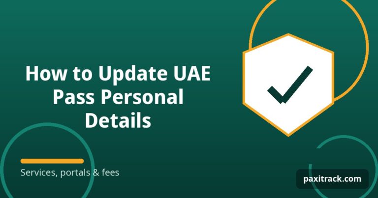 How to Update UAE Pass Personal Details