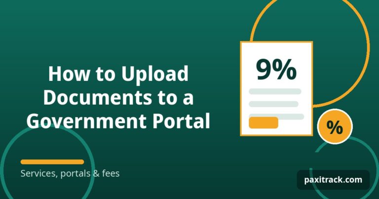 How to Upload Documents to a Government Portal