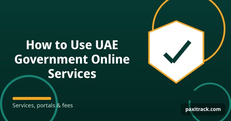 How to Use UAE Government Online Services