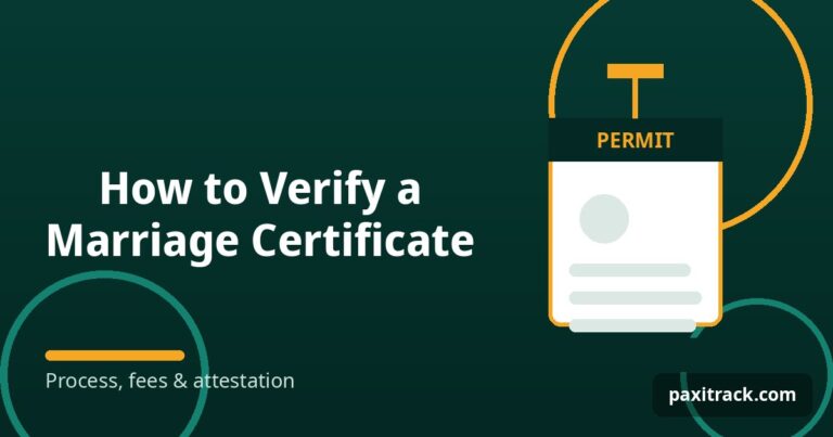 How to Verify a Marriage Certificate
